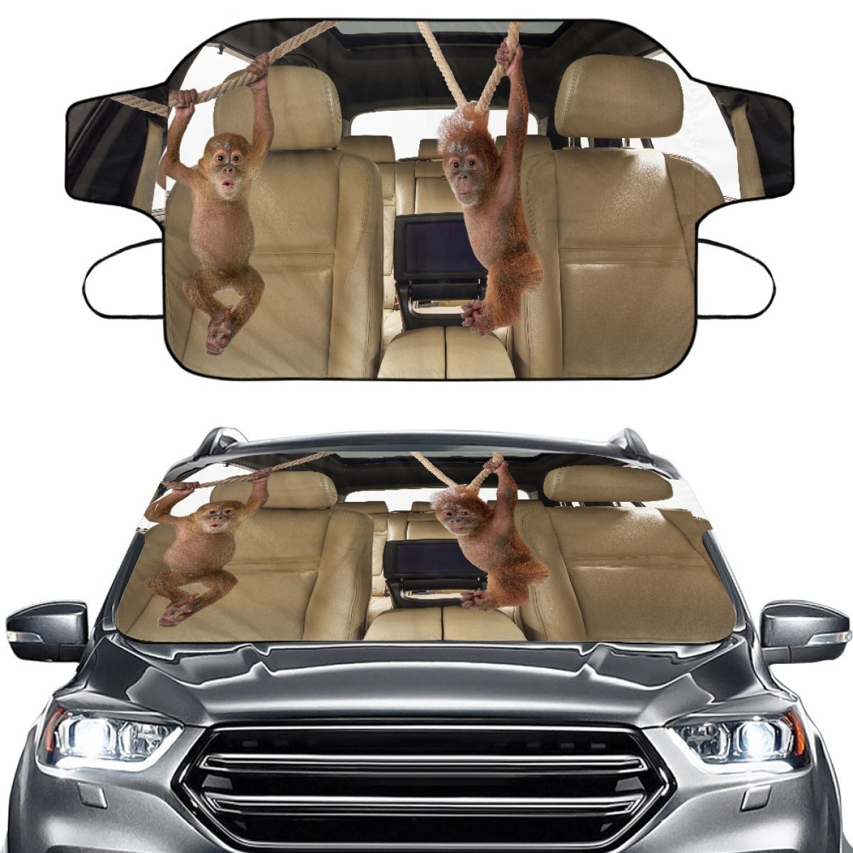 Car Snow Protection Cover Car Front Gear