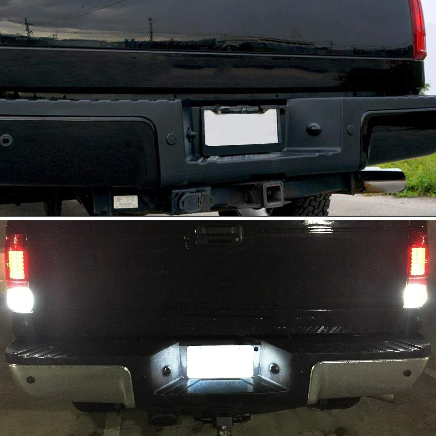 2x LED License Plate Light Tag Lamp Assembly Replacement For Ford F150 F250 F350