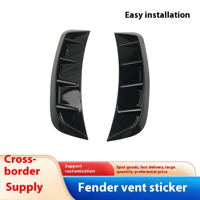 Side Air Outlet Body Decorative Stickers Air Outlet Decoration Fender