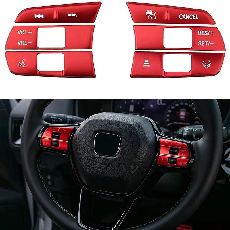 Steering Wheel Button Sticker Decoration