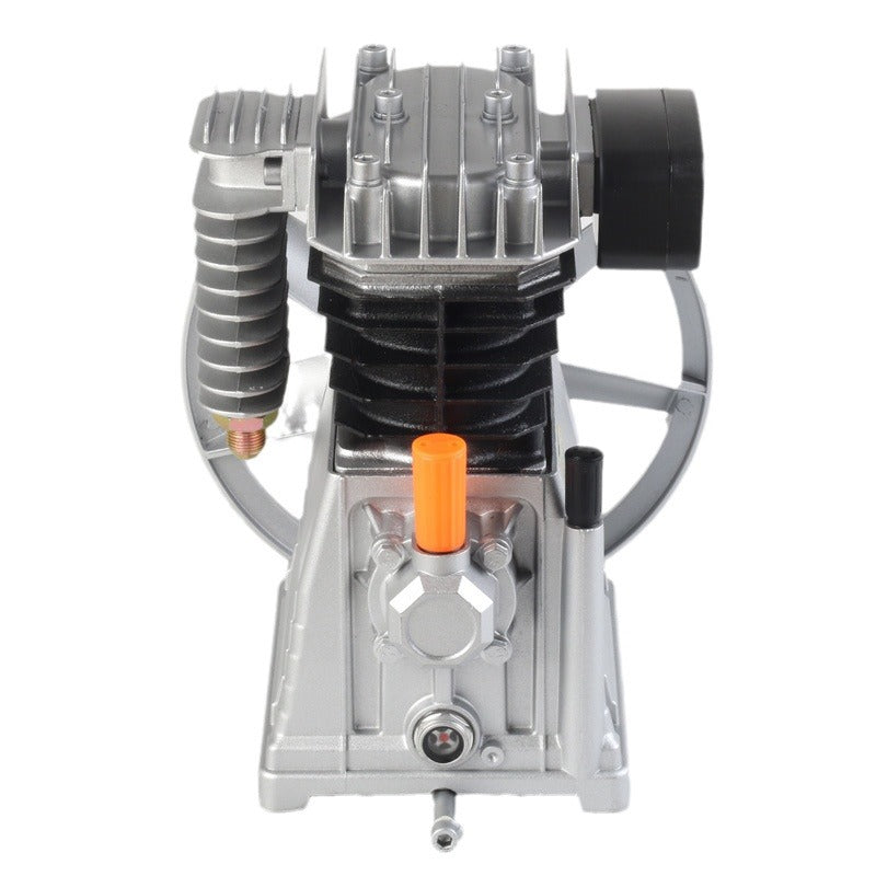 Italian Air Compressor Head Aluminum Case Double Cylinder