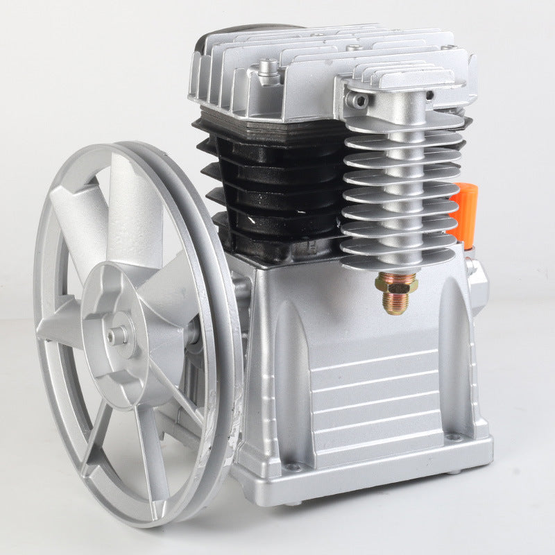 Italian Air Compressor Head Aluminum Case Double Cylinder