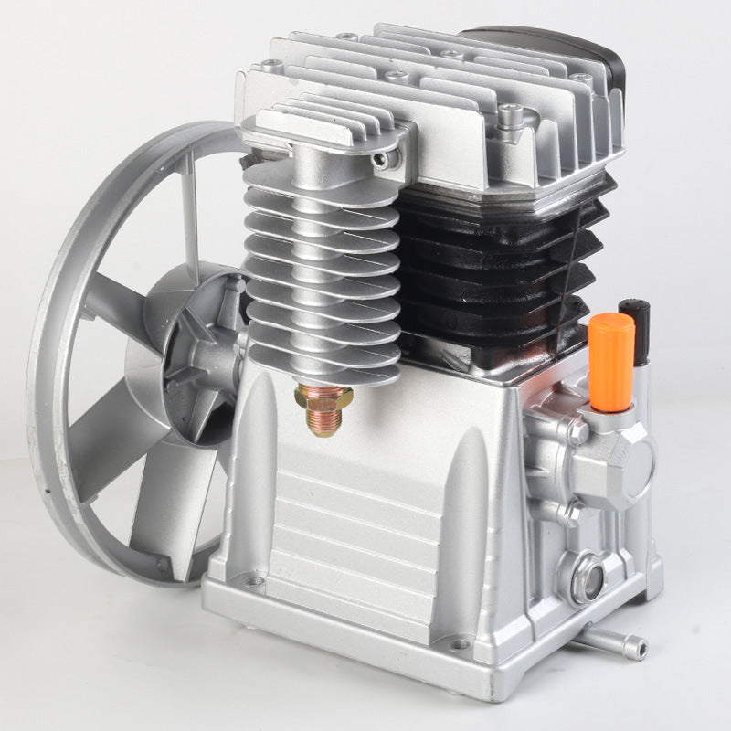 Italian Air Compressor Head Aluminum Case Double Cylinder